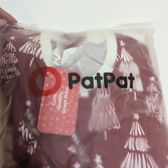 🖤PatPat Christmas Tree Red Men's Pajama Set - Picture 5 of 10